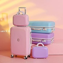 韓版行李箱女拉桿箱男學生旅行箱萬向輪皮箱子大容量密碼箱鋁框款~特價促銷 歷史價格詳細信息