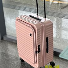 行李箱前開口行李箱男士商務出差旅行密碼箱18寸小型萬向輪登機拉桿箱女旅行箱 歷史價格詳細信息