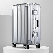 漢客鋁框側開蓋登機行李箱女20寸前開旅行密碼箱大容量拉桿箱男24-zero潮流屋 歷史價格詳細信息