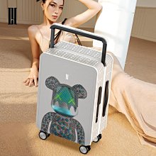 行李箱寬拉桿行李箱女20寸密碼箱子拉桿箱男旅行箱logo工廠 歷史價格詳細信息