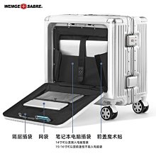 登機箱 旅行箱  拉桿箱商務前置電腦側開口翻蓋小拉桿密碼登機旅行皮箱子20寸男女GT 歷史價格詳細信息