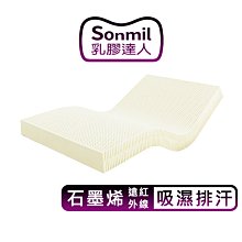 sonmil 有機天然乳膠床墊 95%高純度 7.5cm 3尺 單人床墊 銀纖維抗菌防水型_宿舍學生床墊 歷史價格詳細信息