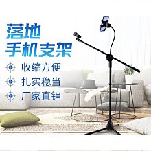 【好康】麥克風落地支架升降式手機話筒架摺疊便攜三腳架廣場講臺演出 歷史價格詳細信息